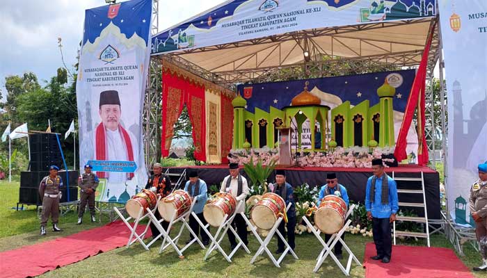 Gubernur Mahyeldi Buka MTQ Nasional ke-41 Tingkat Kabupaten Agam