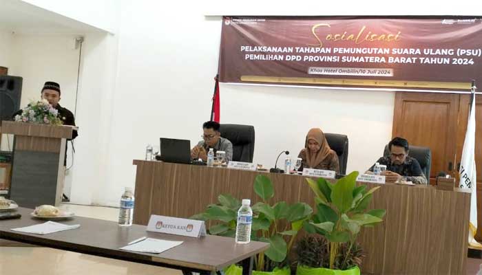KPU Sawahlunto Sosialisasikan Tahapan PSU Anggota DPD Sumbar