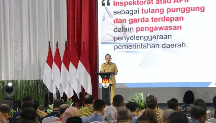 Rakornas Penguatan Komitmen Pengawasan Penyelenggaraan Pemerintahan Daerah dalam Pemberantasan Korupsi
