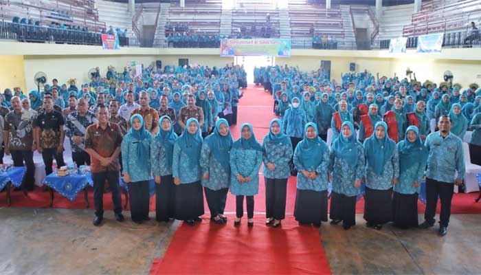 Ketua TP PKK Ny Titiek Sugiharti Buka Jambore Kader PKK Kabupaten Asahan