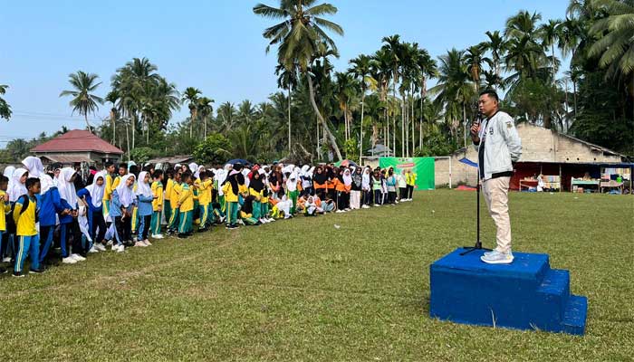 Perpisahan KKN UNP di Nagari Tanjung, Sijunjung