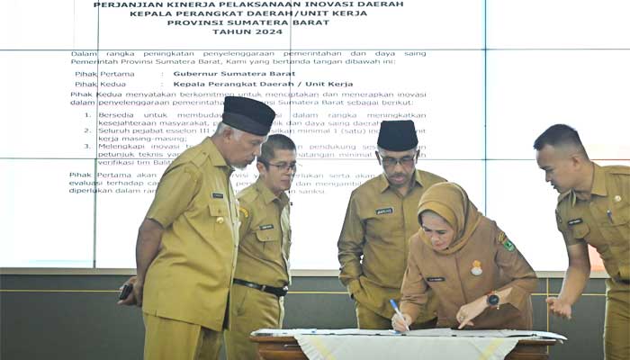 Rapat Evaluasi Pengukuran Indeks Inovasi Daerah Pemprov Sumbar
