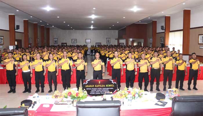 Kapolda Irjen Pol. A. Rachmad Wibowo, di SPN Polda Sumsel