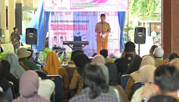 Gubernur Mahyeldi buka Seleksi Kreativesia tingkat Sumbar