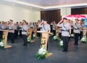 Kapolda Sumsel Pimpin Serah Terima 4 Pejabat Utama dan 4 Kapolres