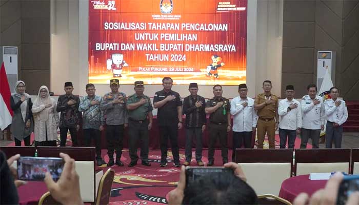 Sosialisasi Tahapan Pencalonan Bupati dan Wakil Bupati Dharmasraya 2024