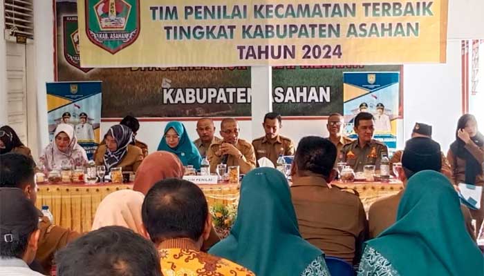 Tim Penilai Kecamatan Terbaik Pemkab Asahan Kunjungi Meranti