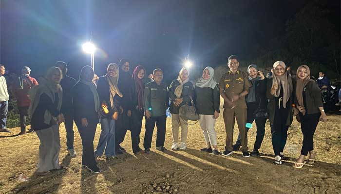 Pembukaan Jalan Menuju Camping Ground Guak Kumbah Village Sawahlunto sudah 80 Persen