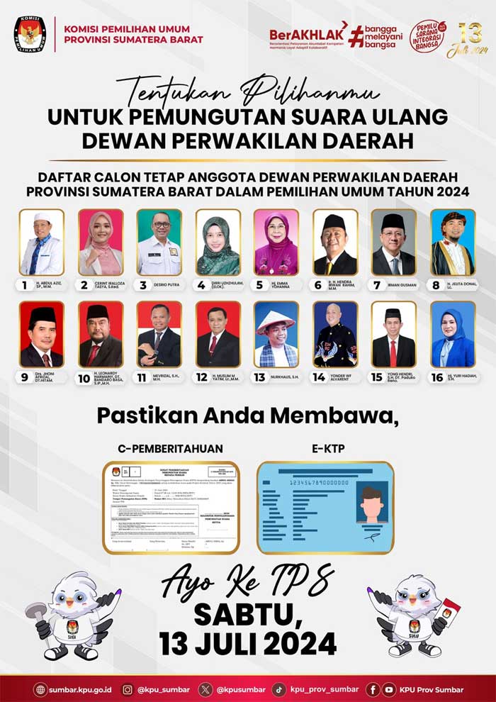 PSU Anggota DPD Sumbar