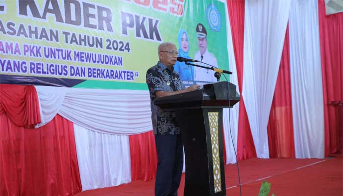 Bupati H. Surya, tutup Jambore Kader PKK Kabupaten Asahan di GOR Kisaran