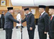 Plt Sekjen Kemendagri Lantik Pejabat Struktural Akademik dan Fungsional