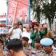 Ketua DPRD Sumbar, Supardi saat Aksi Mahasiswa Kawal Keputusan MK