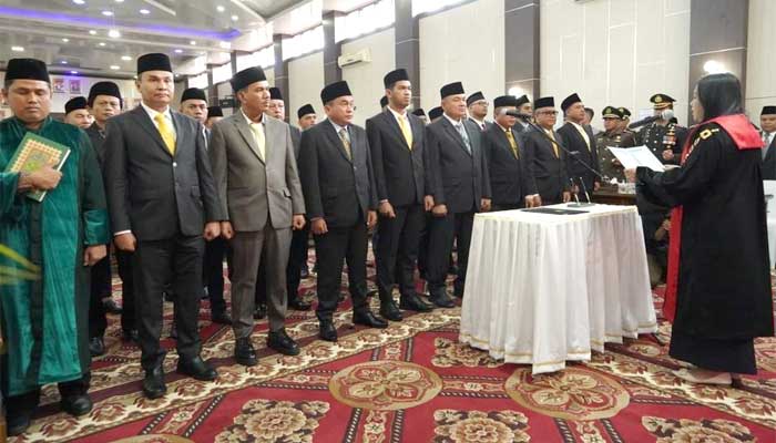 Pelantikan Anggota DPRD Solok Selatan Terpilih Periode 2024-2029