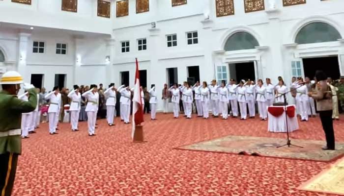 Pengukuhan Anggota Paskibraka Kota Bukittinggi 2024