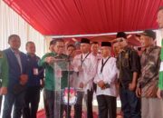 Paslon Budi Satriadi dan Hardinalis Kobal Mendaftar ke KPU Kabupaten Solok