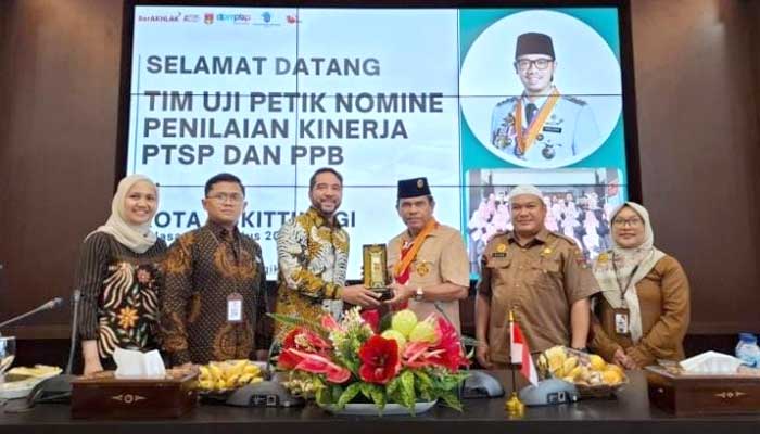DPMPTSP Bukittinggi Ikuti Uji Petik Penilaian Kinerja Pelayanan Terpadu Satu Pintu dan Kinerja Percepatan Pelaksanaan Berusaha ke Kota