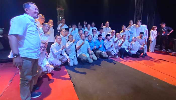 Deklarasi Calon Kepala Daerah Partai Gerindra se-Sumbar di Jam Gadang