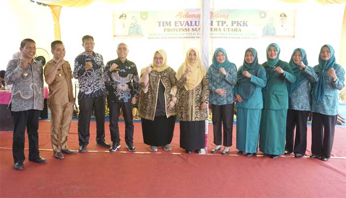 Desa Sei Halim Hasak Asahan Dinilai Tim Evaluasi Pola Asuh Anak Remaja Provsu