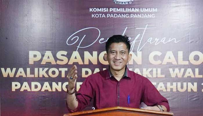 KPU Padang Panjang Buka Pendaftaran Paslon Pilkada 2024 1 Divisi Teknis Penyelenggaraan Pemilu KPU Kota Padang Panjang, Gunawan