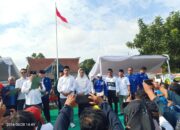 Pasangan Ibin-Elim Deklarasi di Istana Gebang, Ribuan Simpatisan Mengiringi Pendaftaran ke KPU Kota Blitar