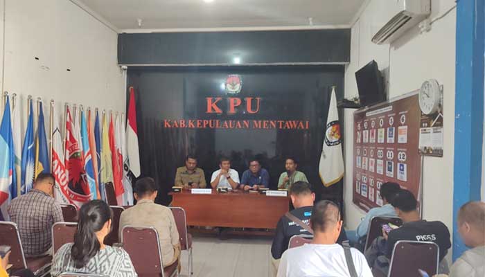 KPU Kepulauan Mentawai Luncurkan Tahapan Pemilihan Kepala Daerah 2024