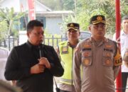 Dua Pasangan Calon Mendaftar ke KPU Muba, Personel Gabungan Amankan Kegiatan