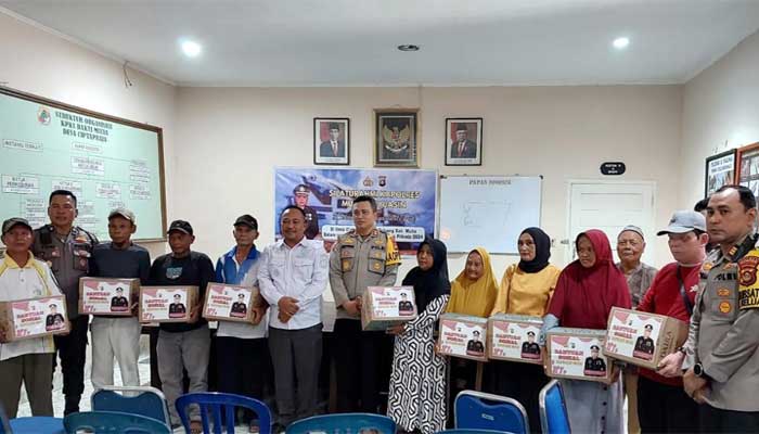 Kapolres Muba Silaturahmi dengan Warga Pati Desa Cipta Praja, Kecamatan Keluang