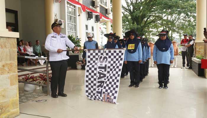 Hari Kedua Lomba Gerak Jalan Solok Selatan