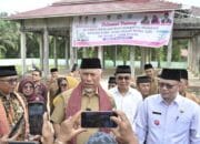 Gubernur Sumbar Hadiri Batagak Kudo-Kudo Masjid di SMAN 3 Lubuk Basung