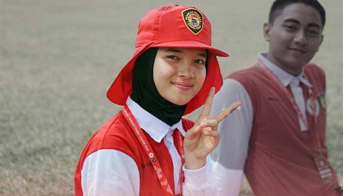 Maulia Permata Putri, siswi SMA Negeri 1 Solok