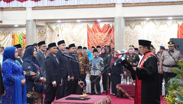 Pelantikan Anggota DPRD Kota Padang Panjang Periode 2024-2029