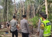 Tim Polres Muba dan Polsek Keluang Laksanakan Pembongkaran Sumur Minyak Ilegal