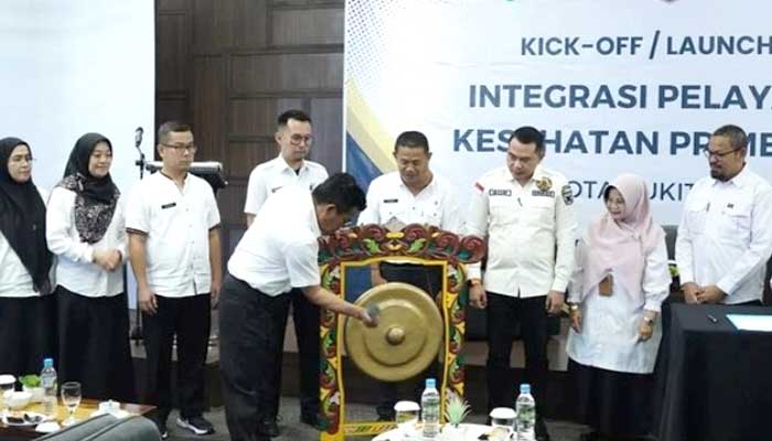 Pemko Bukittinggi Launching Program Integrasi Layanan Kesehatan Primer
