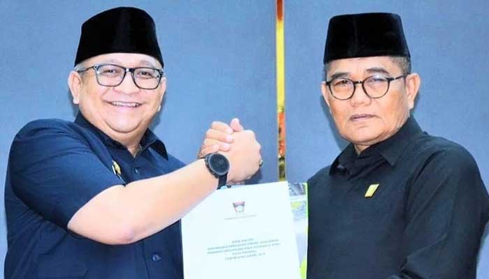 Pj Wako Andree Algamar Sampaikan Perubahan KUA PPAS 2024 ke DPRD Kota Padang