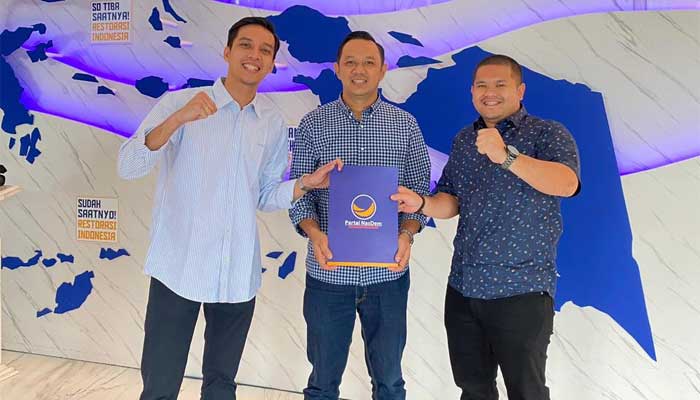 Pasangan Riyanda - Jeffri Didukung Partai NasDem di Pilkada Sawahlunto