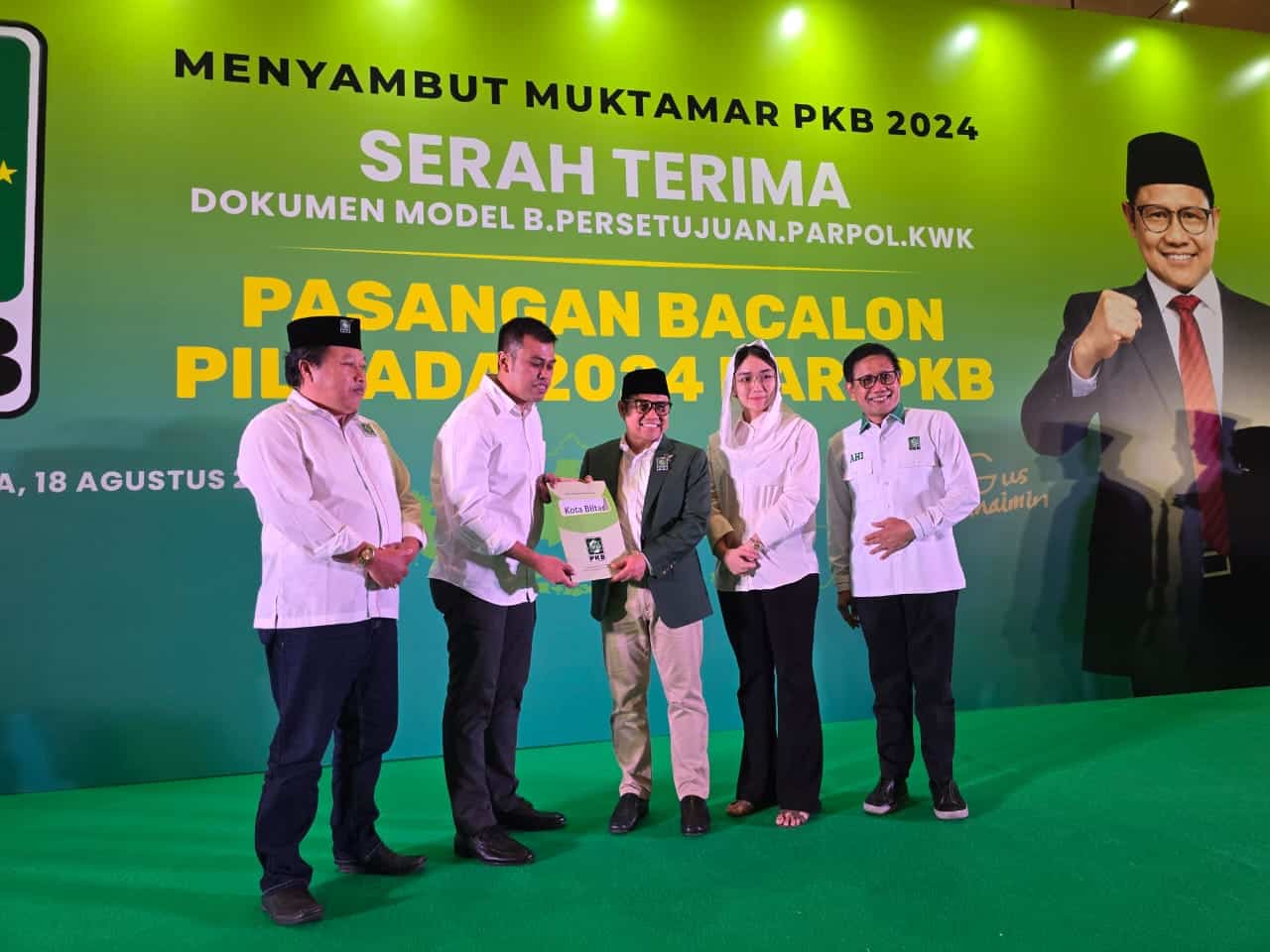 Pasangan Ibin-Elim Kantongi Rekomendasi PKB dan Demokrat untuk Pilkada Kota Blitar 2024