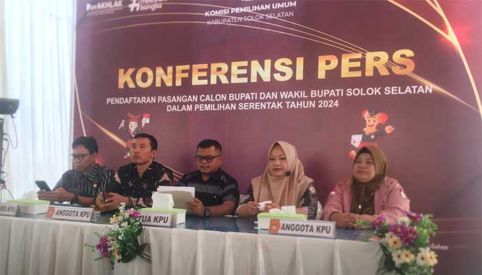 Kontestasi Pilkada 2024 Solok Selatan Diikuti Dua Pasangan Calon
