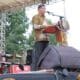 Ketua Dewan Pembina DPD PKB Pujakesuma Kabupaten Asahan, H. Surya memberi sambutan saat HUT Pujakesuma ke-44