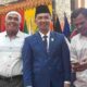 Salamat Simamora bersama simpatisan usai dilantik menjadi Anggota DPRD Sumbar Periode 2024-2029