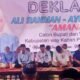 Pasangan Bakal Calon Bupati dan Wakil Bupati Way Kanan, Drs. Ali Rahman M.T, dan Ayu Asalasiyah
