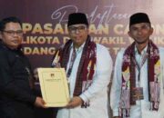 Tiga Paslon Cawako-Cawawako Mendaftar ke KPU Padang Panjang