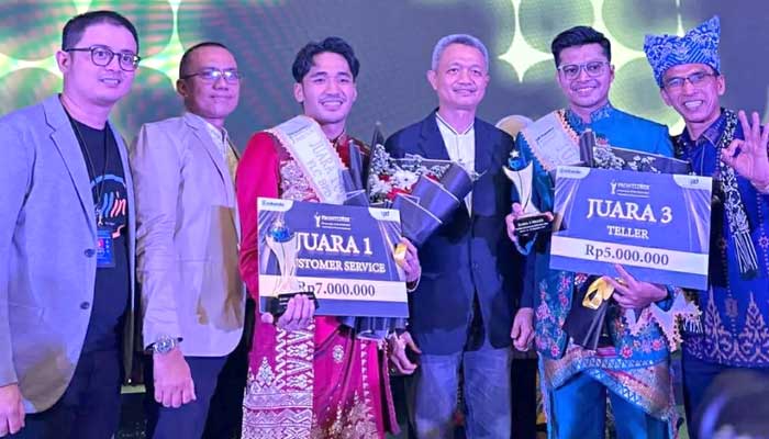 Customer Service dan Teller Bank Nagari Sabet Juara di Frontliner Championship BPDSI 2024