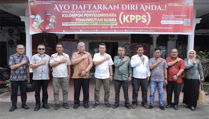 Pjs Bupati Asahan, Basarin Yunus Tanjung Kunjungi KPU dan Bawaslu