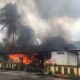 Dua Unit Rumah Dinas Pemkab Sijunjung Ludes Dilalap Si Jago Merah