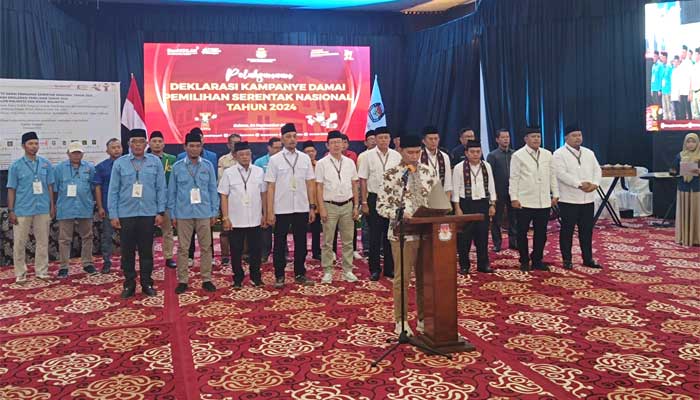 KPU Payakumbuh Gelar Deklarasi Kampanye Damai Pilkada 2024
