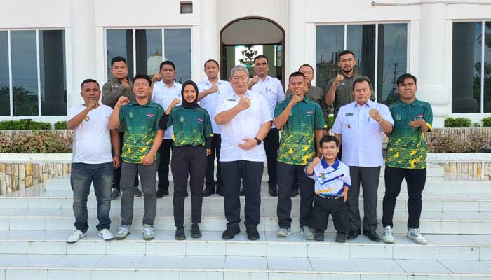 Pj Sekda Kabupaten Asahan, Zainal Aripin Sinaga Lepas Atlet NPC ke Peparnas di Solo
