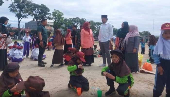 Ratusan Pelajar SD se Bukittinggi Ikuti Praktek Perilaku Sehat Gigi dan Mulut