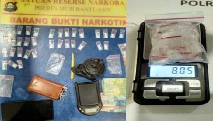 Amankan Tersangka Pengedar Narkotika, Satres Narkoba Polres Muba Sita 35 Paket Sabu-sabu 1 Satres Narkoba Polres Muba amankan barang bukti 35 Paket Sabu-sabu