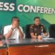 Konferensi pers Kejaksaan Negeri Kabupaten Solok Selatan