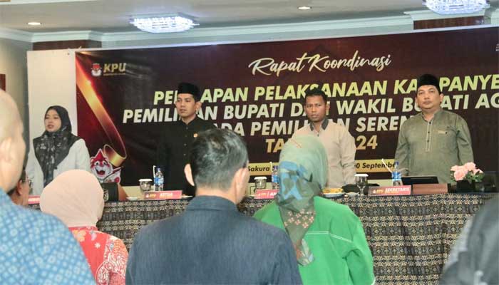 KPU Agam Matangkan Persiapan Kampanye Pilkada Serentak 2024